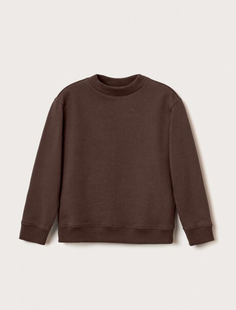 BUZO INFANTIL EN ALGODÓN - MARRÓN VERDE