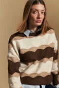 SWEATER DOLO Marrón Corteza