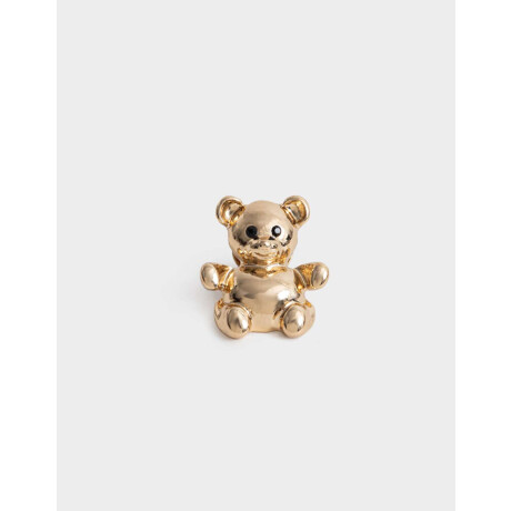 Prendedor Metálico Oso Dorado