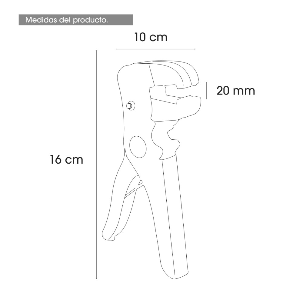 Pinza Pela Cable Alicate Automático Profesional Manual Pinza Pela Cable Alicate Automático Profesional Manual