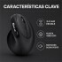 Mouse Vertical Inalámbrico Xtrike Me GW-301 4000 DPI Negro 1