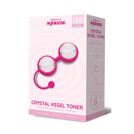 Bolas Crystal Kegel Toner Squeeze Bodywand Bolas Crystal Kegel Toner Squeeze Bodywand