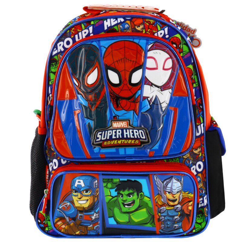 Mochila Marvel Avengers Azul - Rojo - Negro