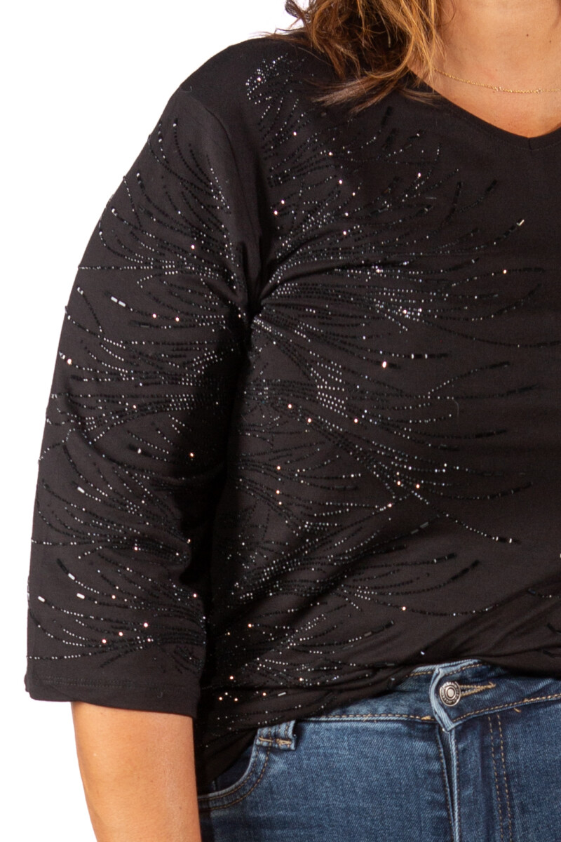 Remera Jais Negro