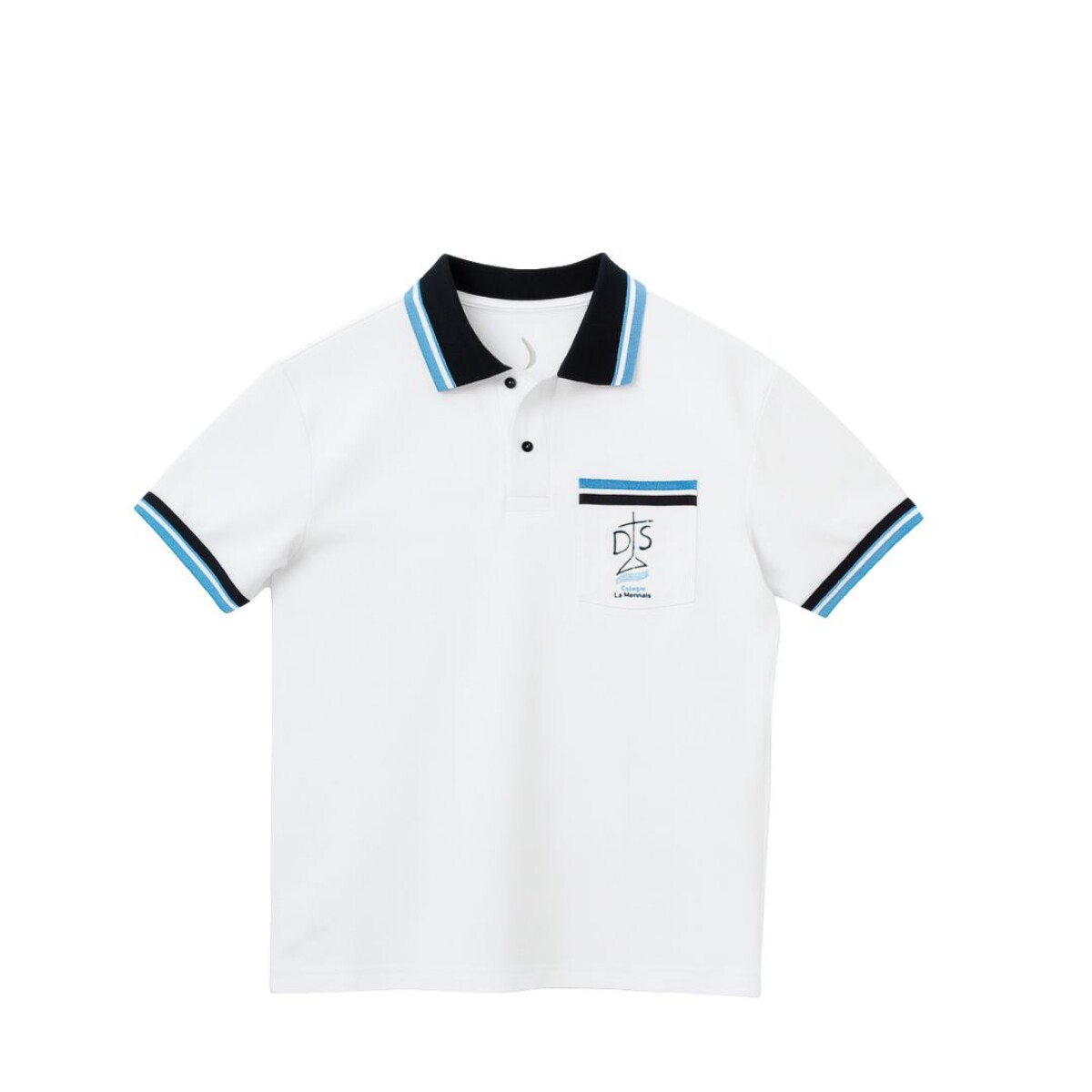 Remera Polo Colegio La Mennais Blanco