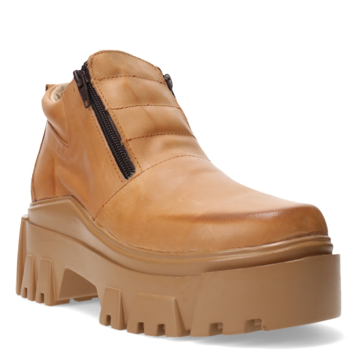 Zapatos de Mujer Miss Carol HAI de cuero con cierre lateral - Marrón 