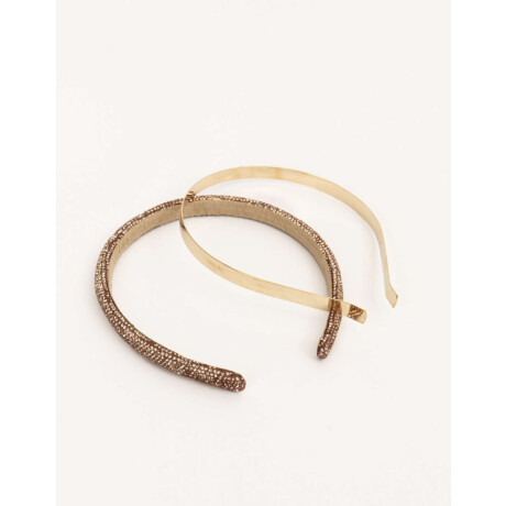 Set De Vinchas Rigidas Combinacion Bicolor