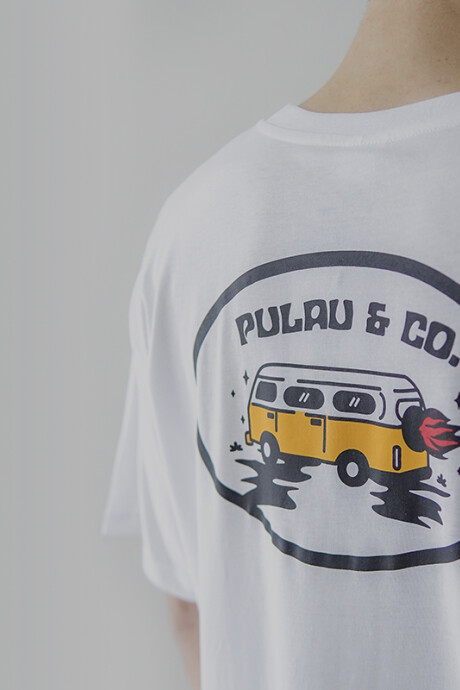 Remera Pulau Combi Blanco