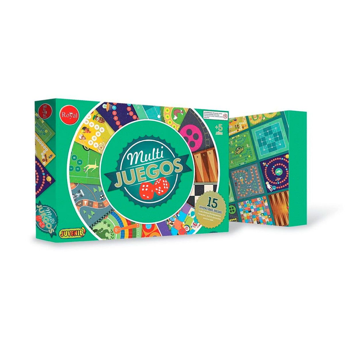 Juego de Mesa Didáctico Royal Multijuegos 15 en 1 