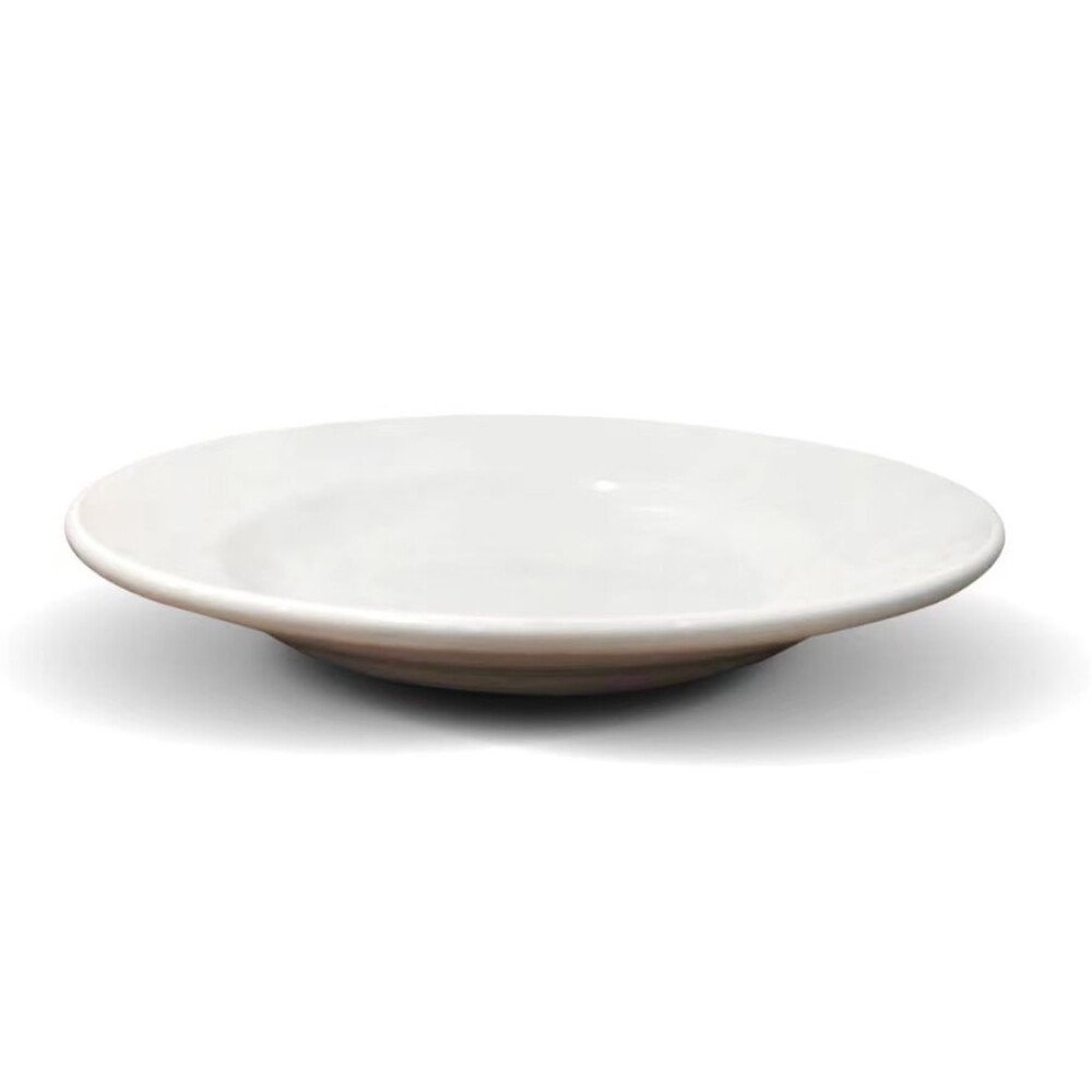 Plato hondo cerámica blanca 27 cm Plato hondo cerámica blanca 27 cm