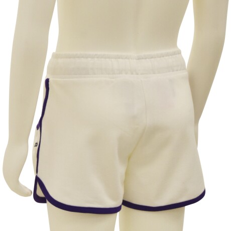 Short Deportivo Reebok para Niñas y Jóvenes Urbano y Casual Blanco