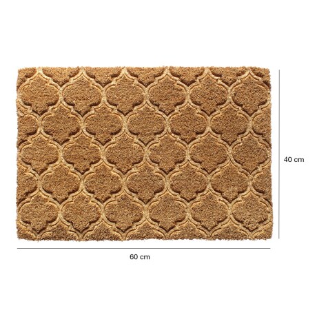 Alfombra Puerta Entrada Felpudo Coco Goma 40X60 Entramados