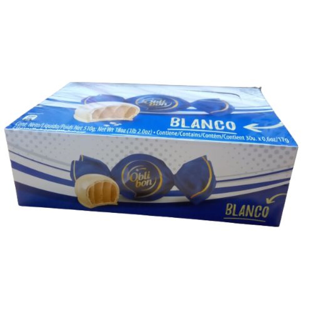 Bombon Oblibon 180 grs - Blanco 