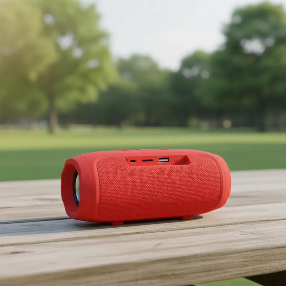Parlante Con Bluetooth Ch ROJO