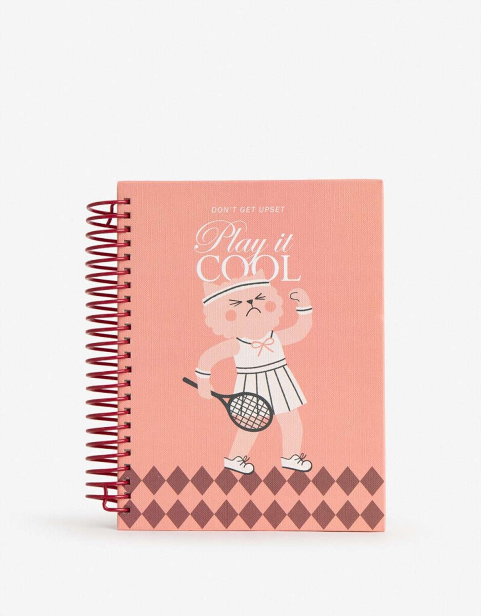 Cuaderno Estampado Tennis - Combinacion Multicolor 