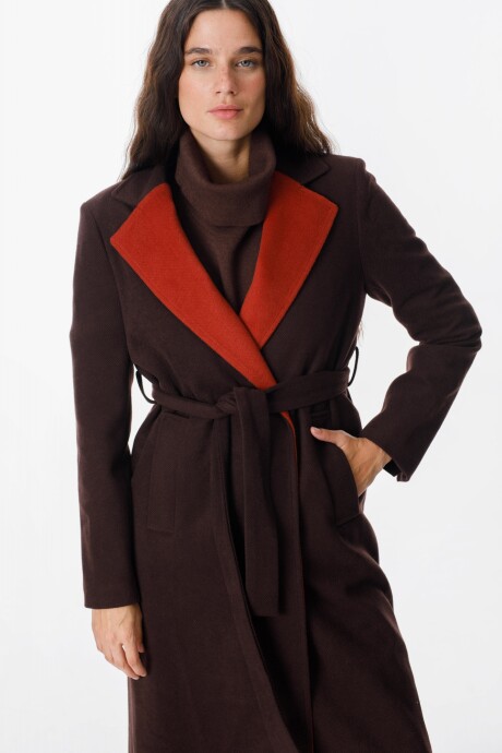 Tapado Woolen Chocolate/Terracota