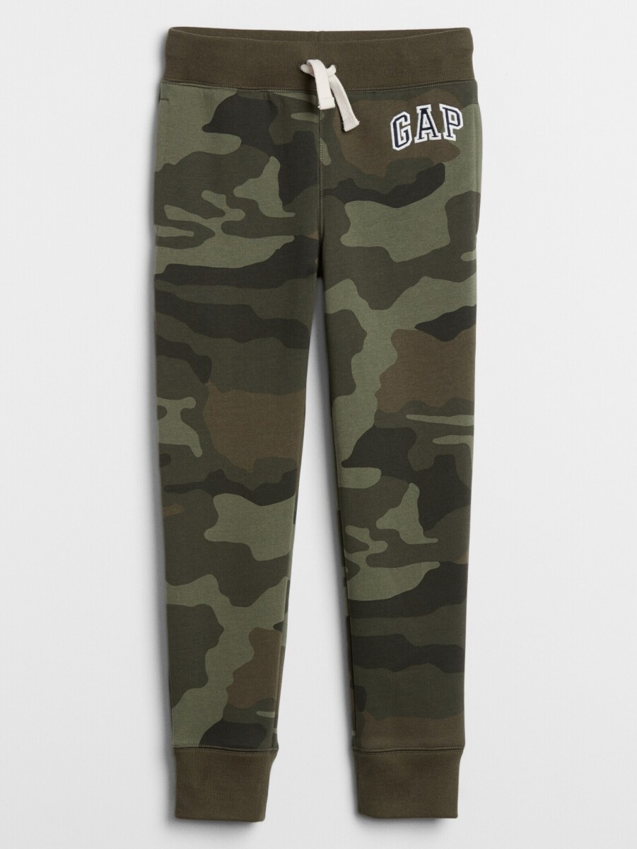 V-HERITAGE LOGO JOGGER - GREEN CAMO 