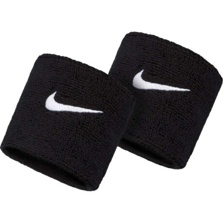 Muñequeras Nike Swoosh Wristbands Unisex Negro