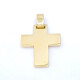 Cruz chata En Oro 18K amarillo Medidas 20X 15 mm Cruz chata En Oro 18K amarillo Medidas 20X 15 mm