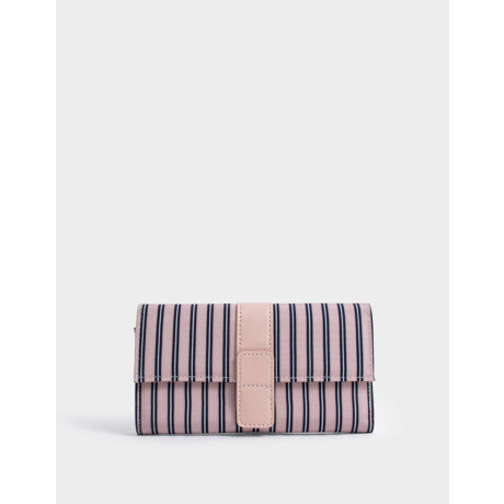 Billetera Fichero Rayado Estampado Rayas