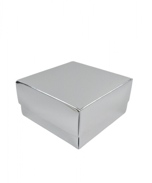 Caja Cuadrada 12x12x6 cm PLATA