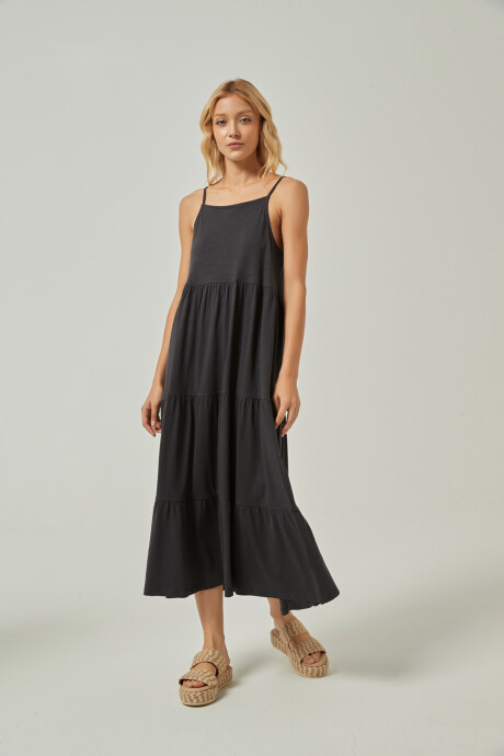 Vestido Pekelo Gris Oscuro