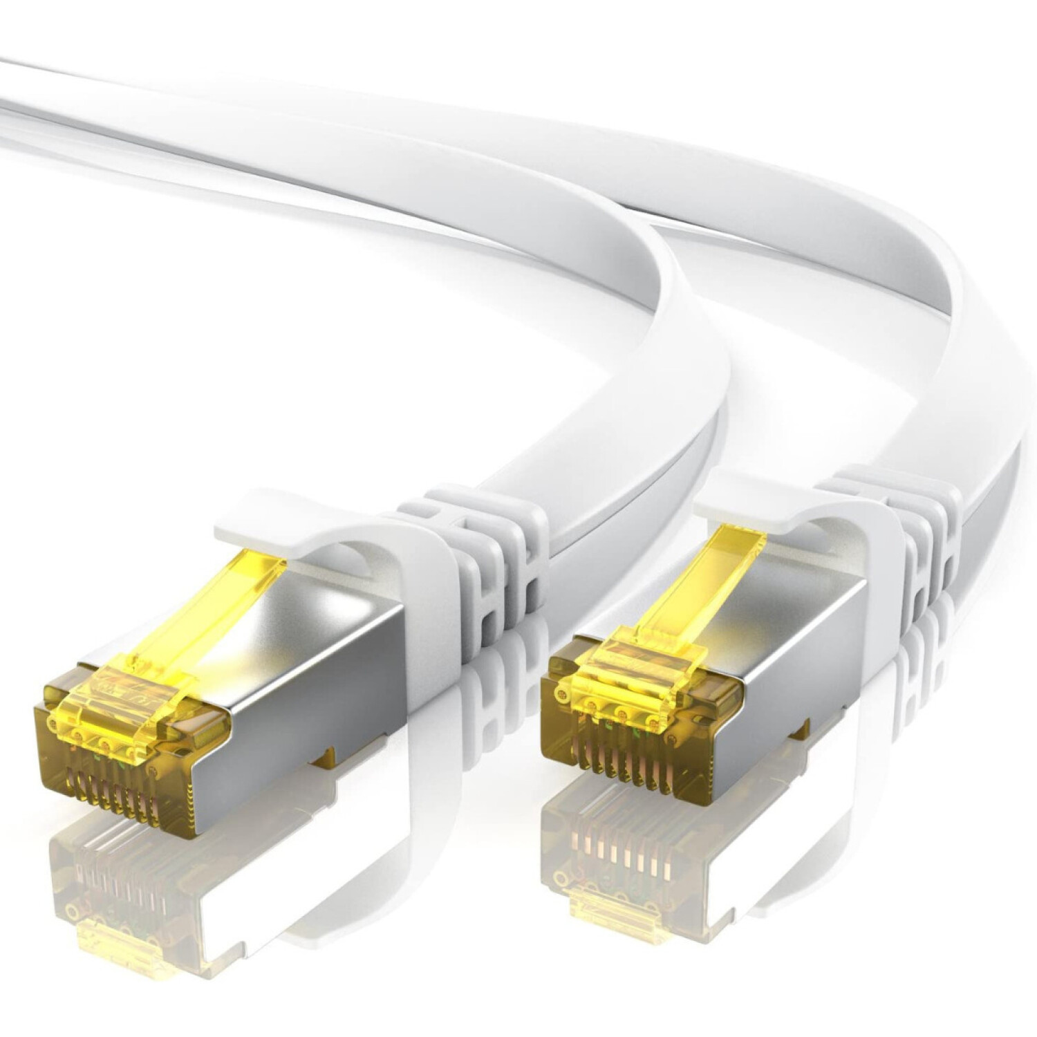 Cable De Red Ethernet Internet 10 Metros Rj45 Cat 7 Plano