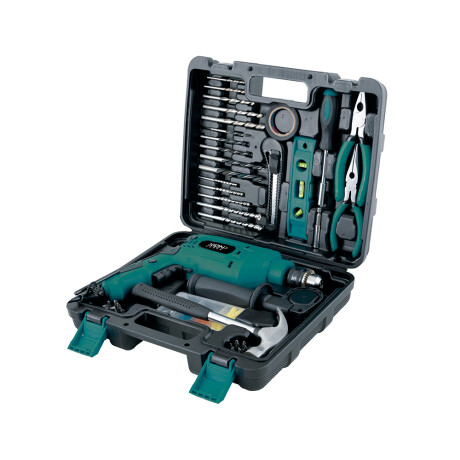 Kit Taladro Percutor Xion XI TOOLHD695K 650W C Mtl Accs 001