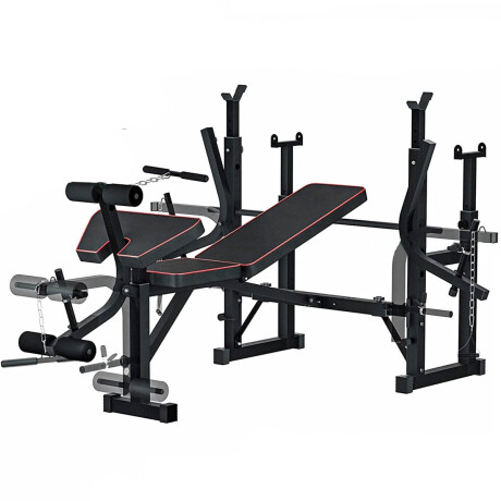 Banco Pecho, Scott Y Piernas + Barra 1.80 +50k Discos 4x2.5kg+4x5kg+2x10kg