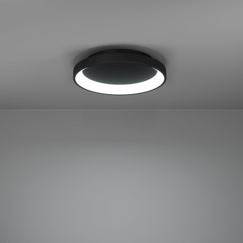 Plafón negro LED 12W blanco dinámico LORETELLO EG1224