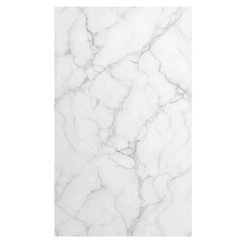 Placa PVC Símil Mármol 2,44x1,22m 3mm Resistente Agua Calor Diseño Mármol Blanco Gris Claro