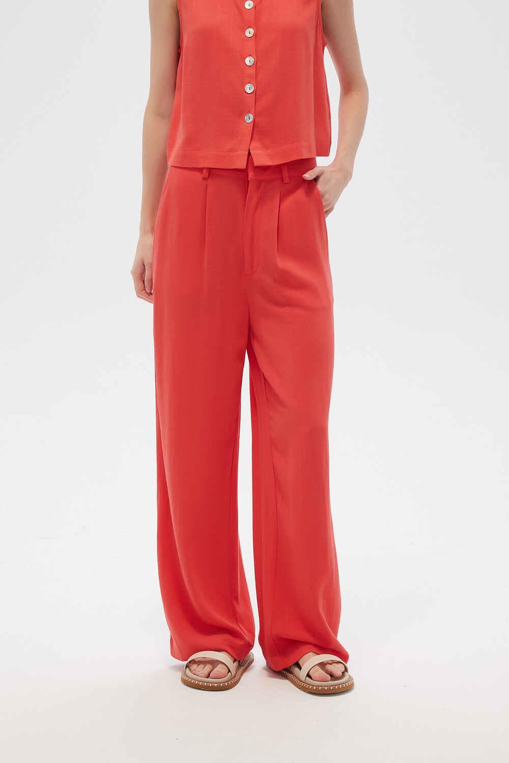 Pantalon Zinia Rojo