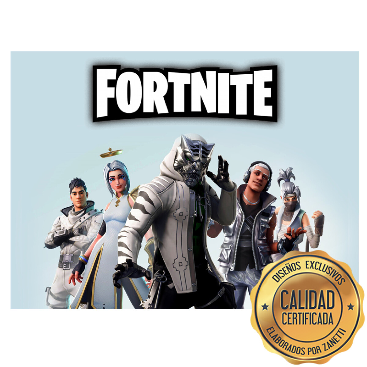 Lámina Fortnite - Blanco Rect. 