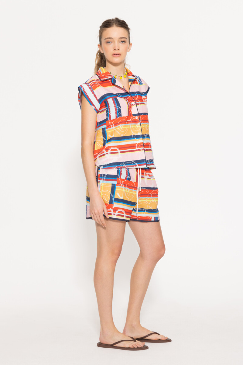 CAMISA GLASS Multicolor