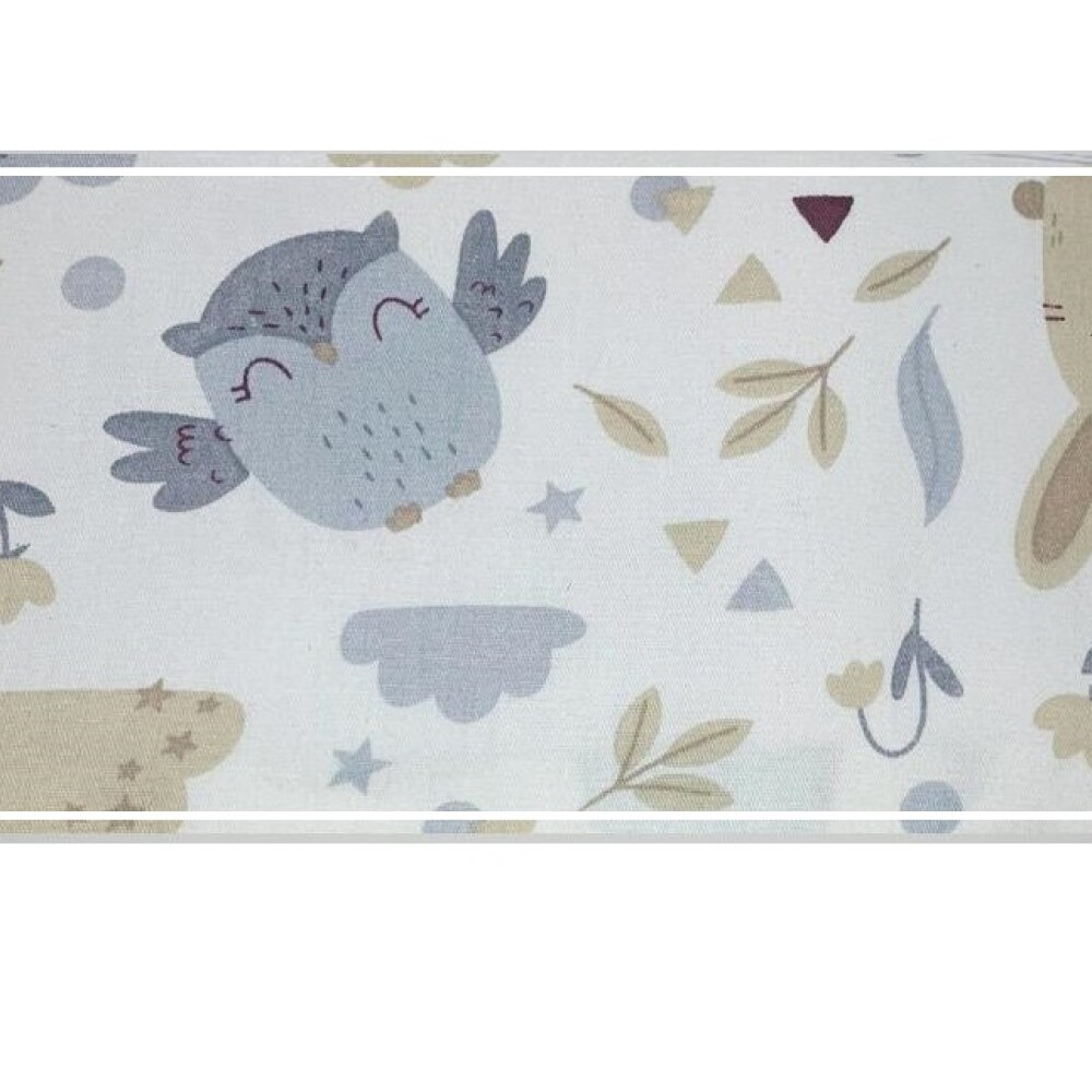 Sábanas practicuna / cuna Little Ones buho beige