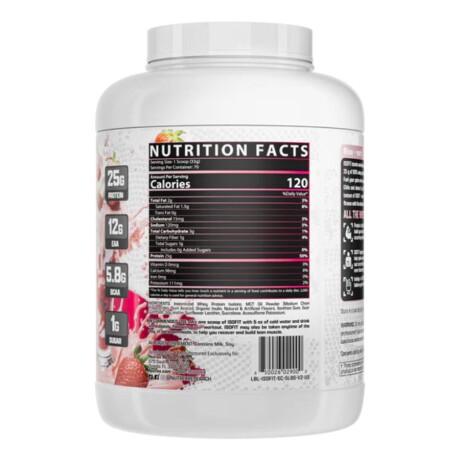 Suplemento Isofit Whey Protein Isolate 5Lb Universo Binario FRUTILLA