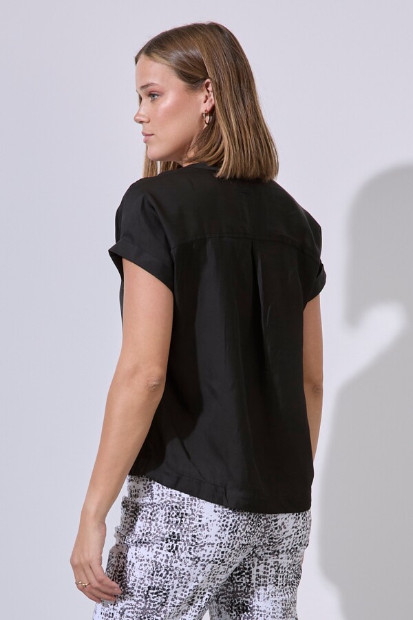 Blusa Saten NEGRO