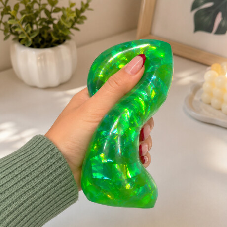 Squishy amansaloco Super Resbaladizo Verde