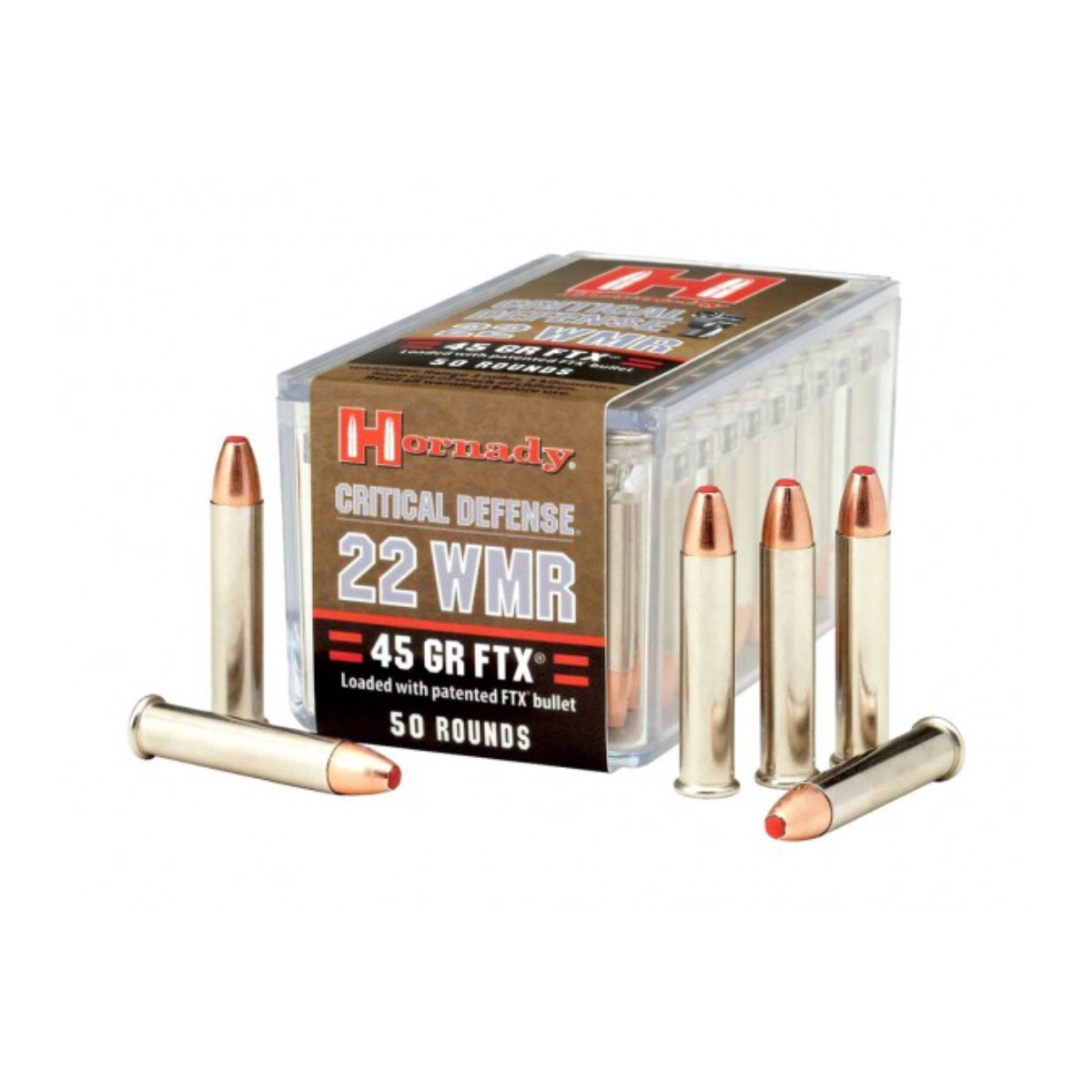 BALA HORNADY CAL 22WMR 45GRS FTX (HOR/83200) 