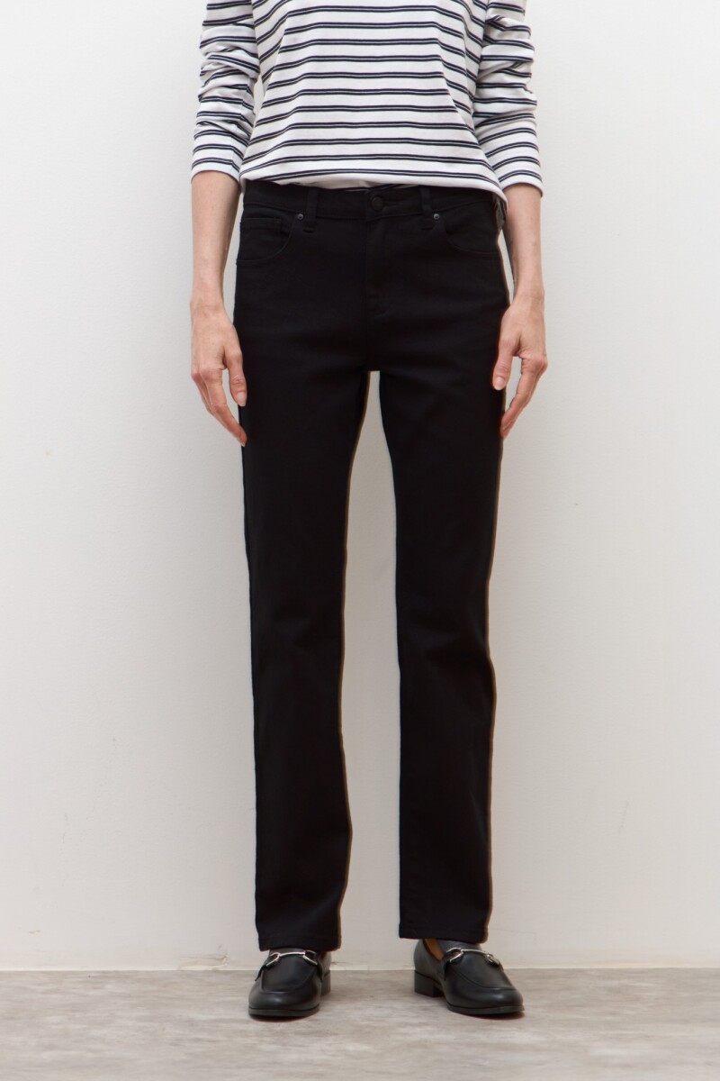 Pantalón recto Amy negro