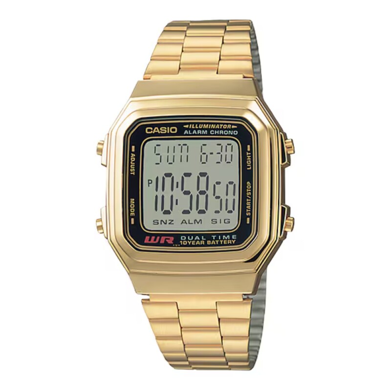 Reloj Casio Retro A178WGA-1ADF en Acero Dorado Unisex Dorado