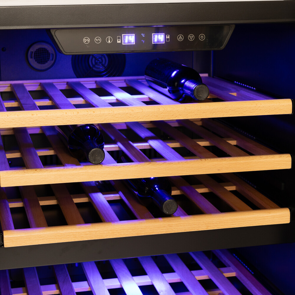 Cava De Vino - MON VIN - Doble Temperatura 46 Botellas AD Cava De Vino - MON VIN - Doble Temperatura 46 Botellas AD
