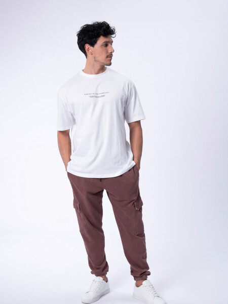 Pantalón Deportivo Cargo Marrón