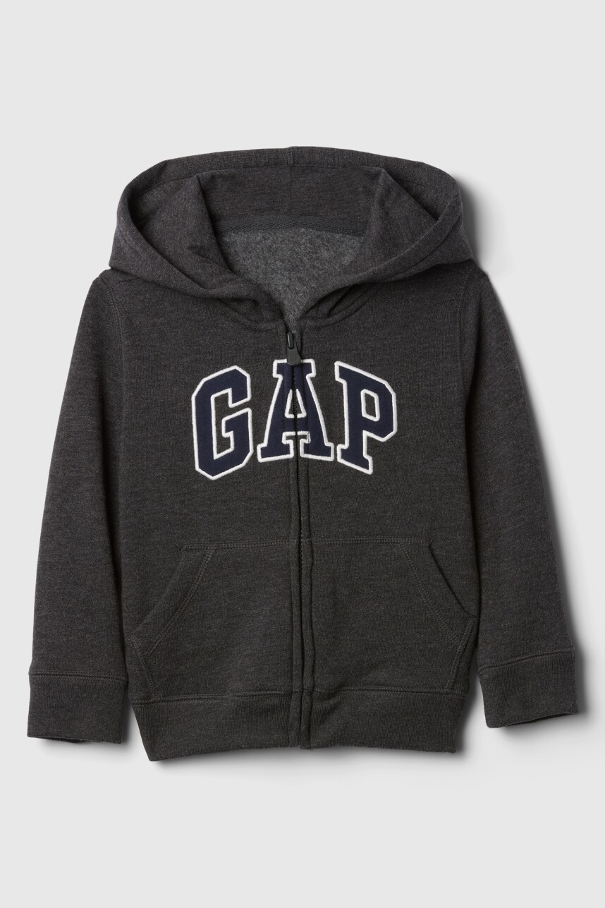 Canguro Con Cierre Logo Gap Toddler Niño B85 Charcoal Heather