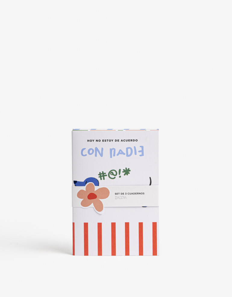 Anotadores Cuadernos y Memos Cuaderno Set Set De 3 Cuadernos - Combinacion Multicolor
