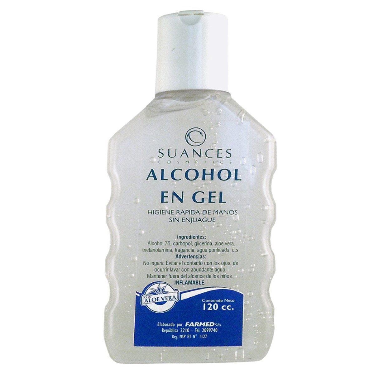 Alcohol En Gel Suances 120 Cc. 
