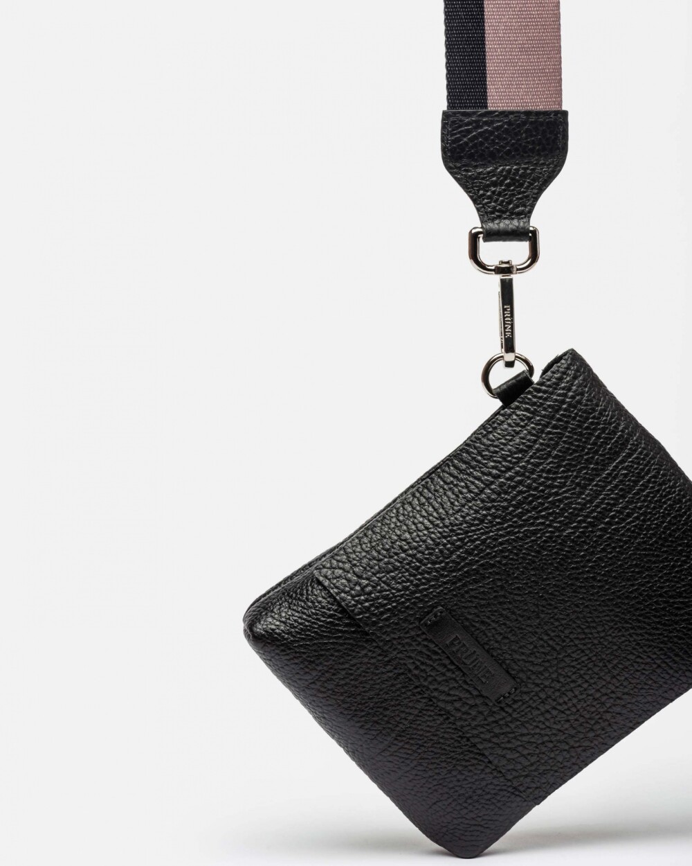 Mini Bag Olivia En Cuero Graneado Negro
