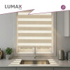 Cortina Roller Zebra Simple Lumax 1.6 X 1.6m Gran Calidad Beige