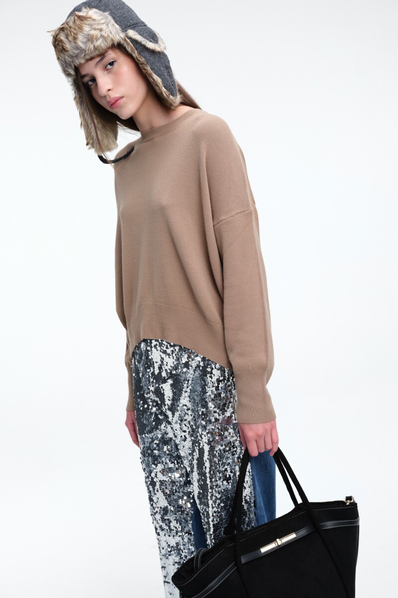 SWEATER BASE Camel