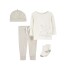 Conjunto Carters 4 piezas Gorro Medias RN Elefante